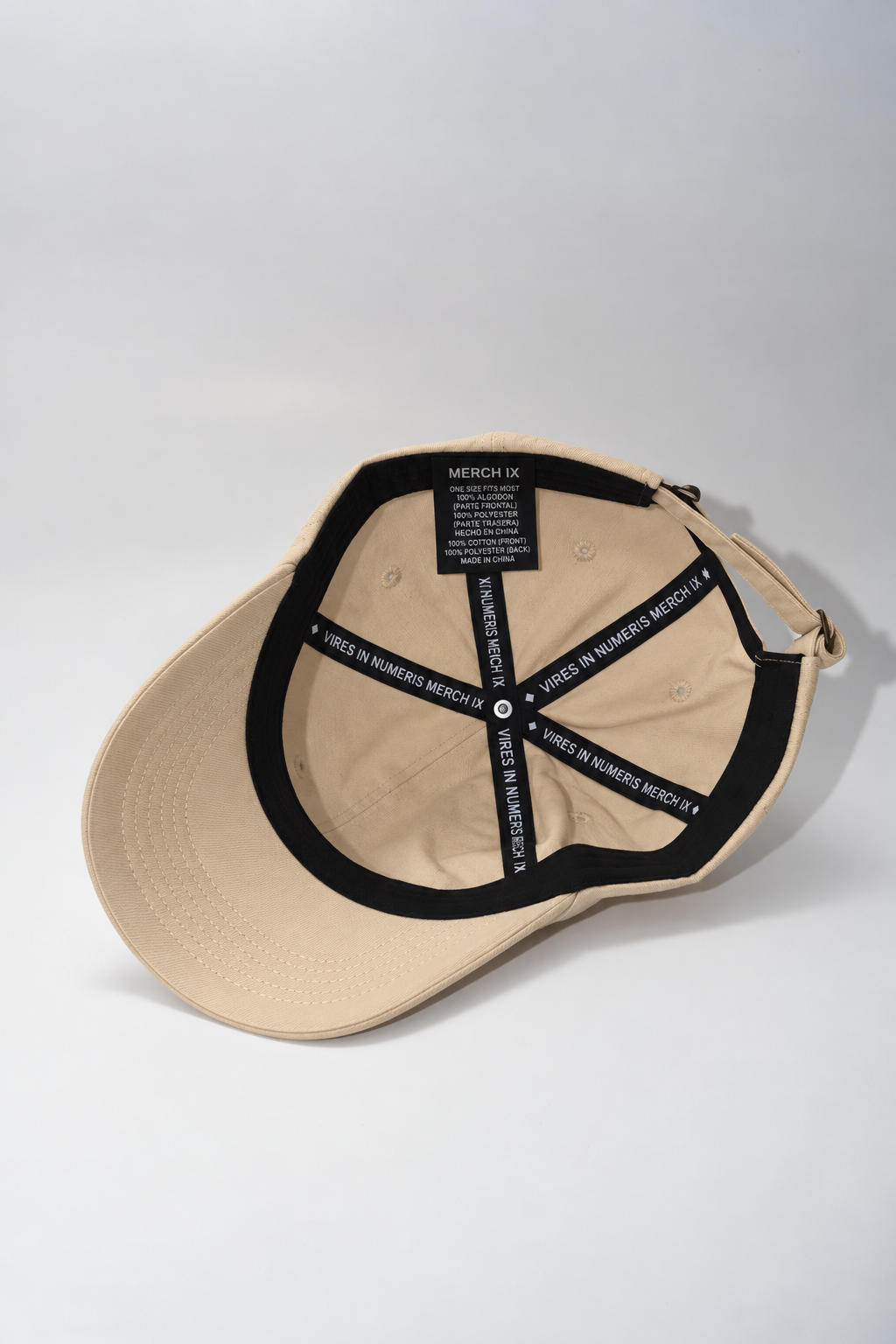 Signature Bitcoin Cap - Beige / Yale Blue (Relaxed-fit)