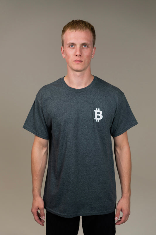 Bitcoin Freedom T-Shirt - Grey