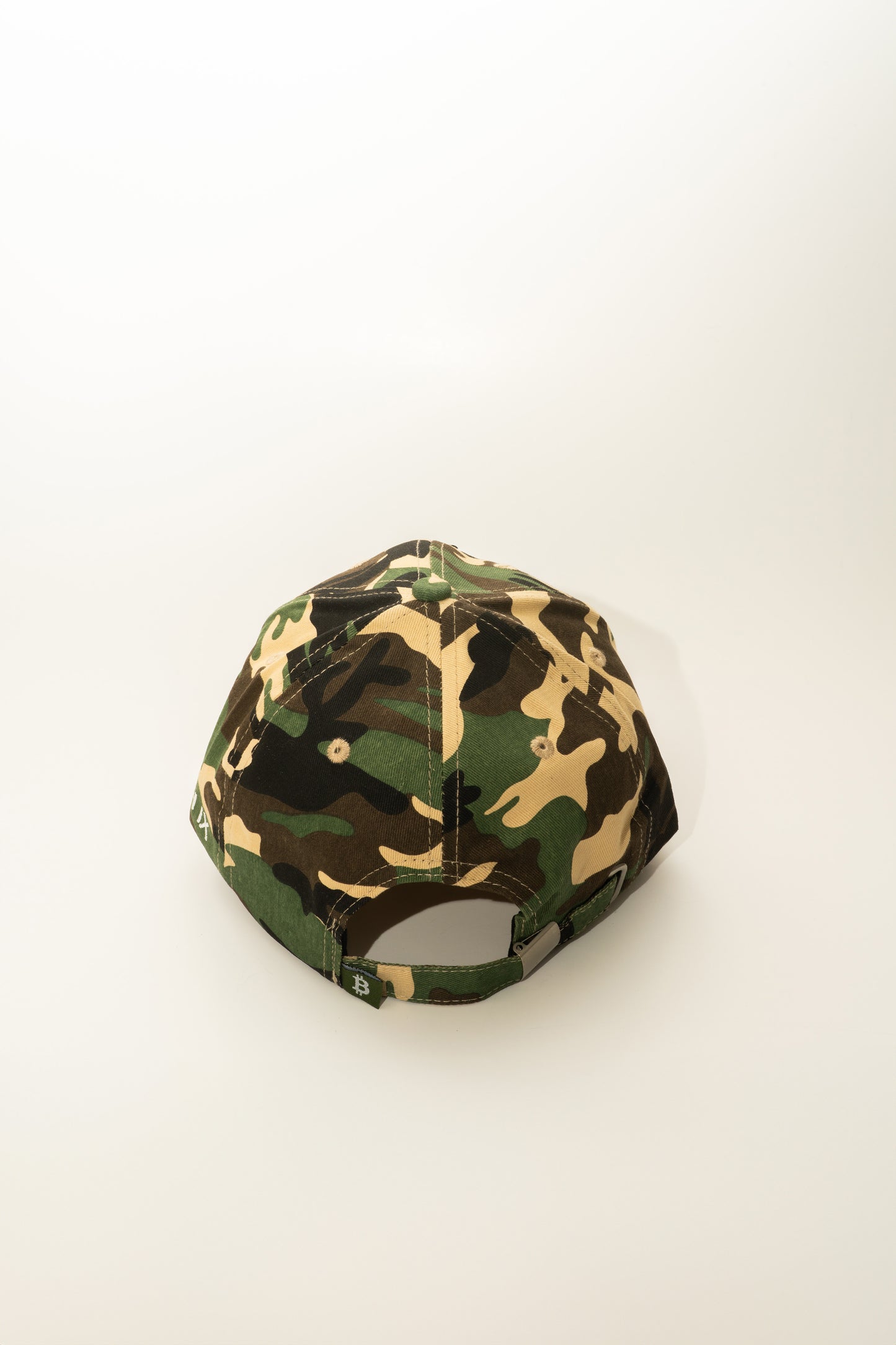 Bitcoin Camouflage Cap - Mid-Profile Strapback