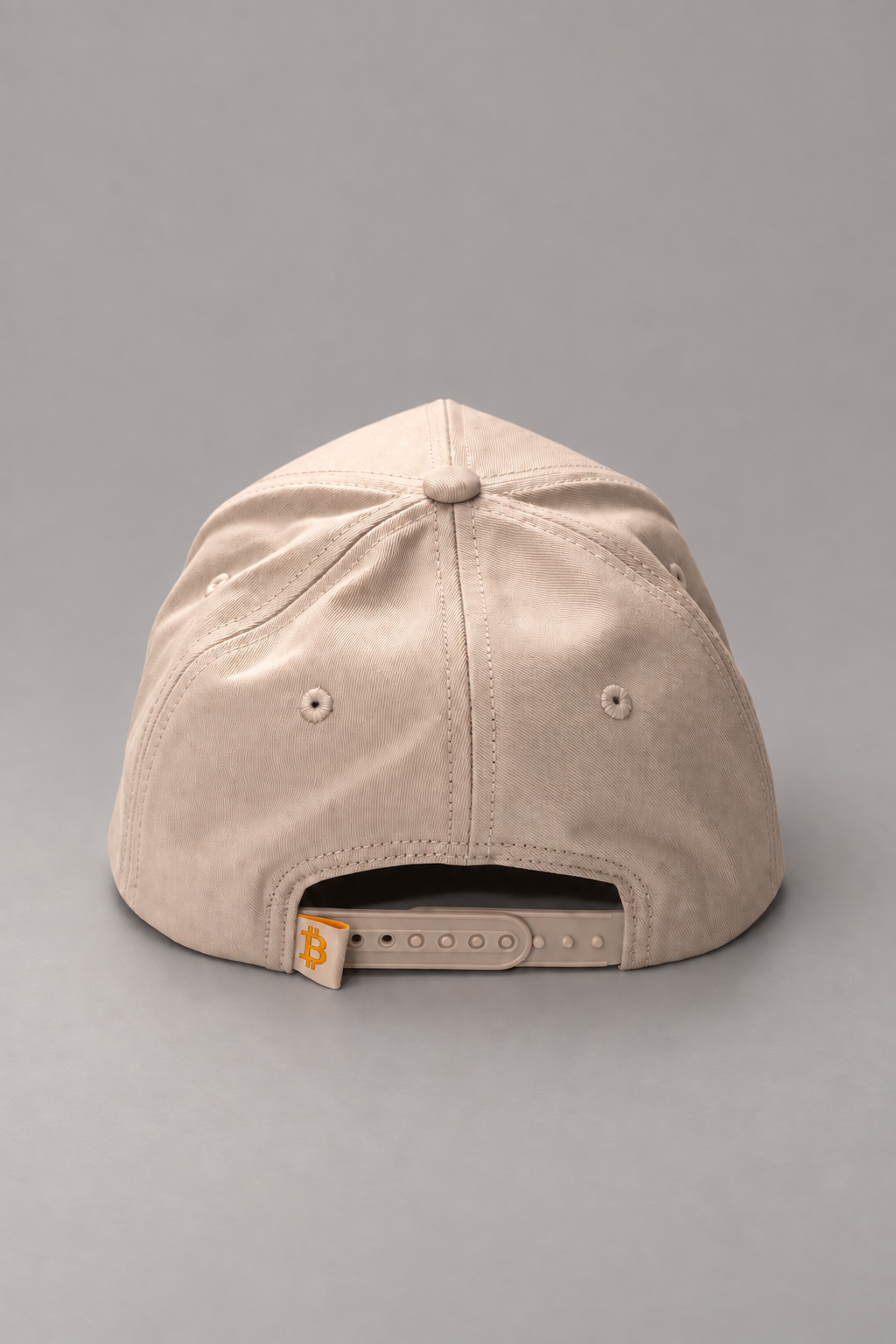 Gold Bitcoin High-Crown Snapback