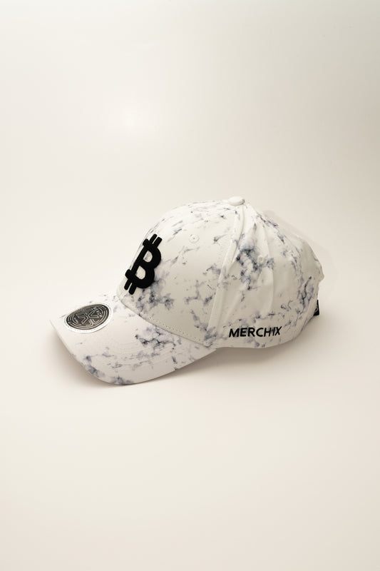 Merch IX Marble Bitcoin Cap - Mid-Profile Fit