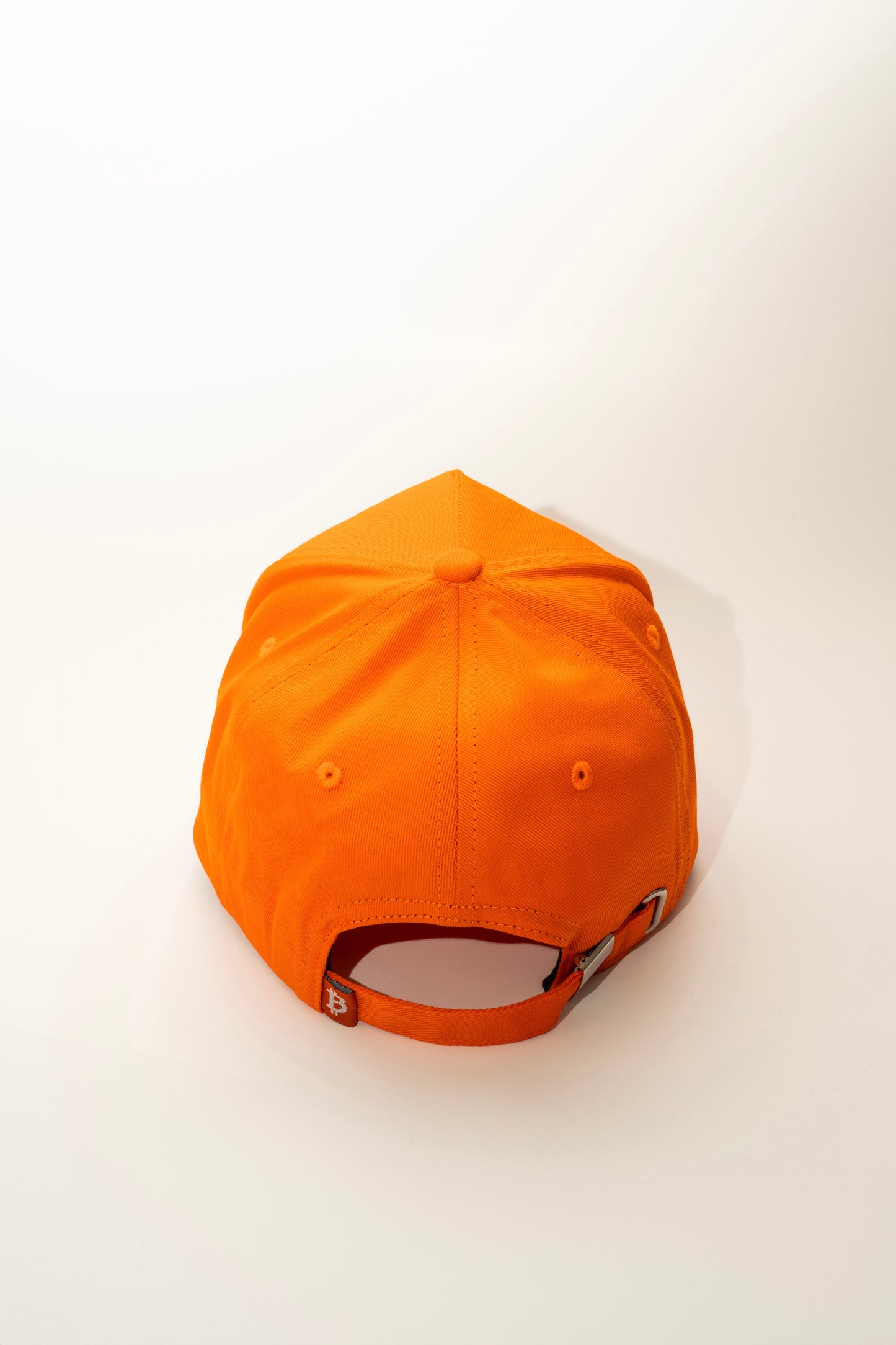 Merch IX High-Crown Bitcoin Strapback - Satoshi Orange