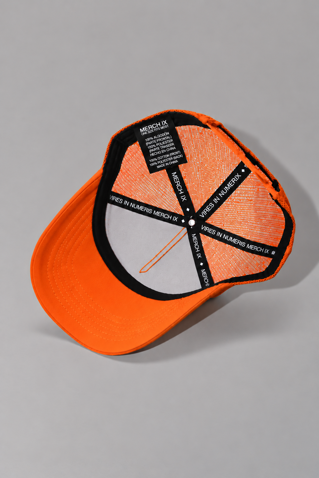 Satoshi Orange Bitcoin Trucker Hat - High-Crown Cap