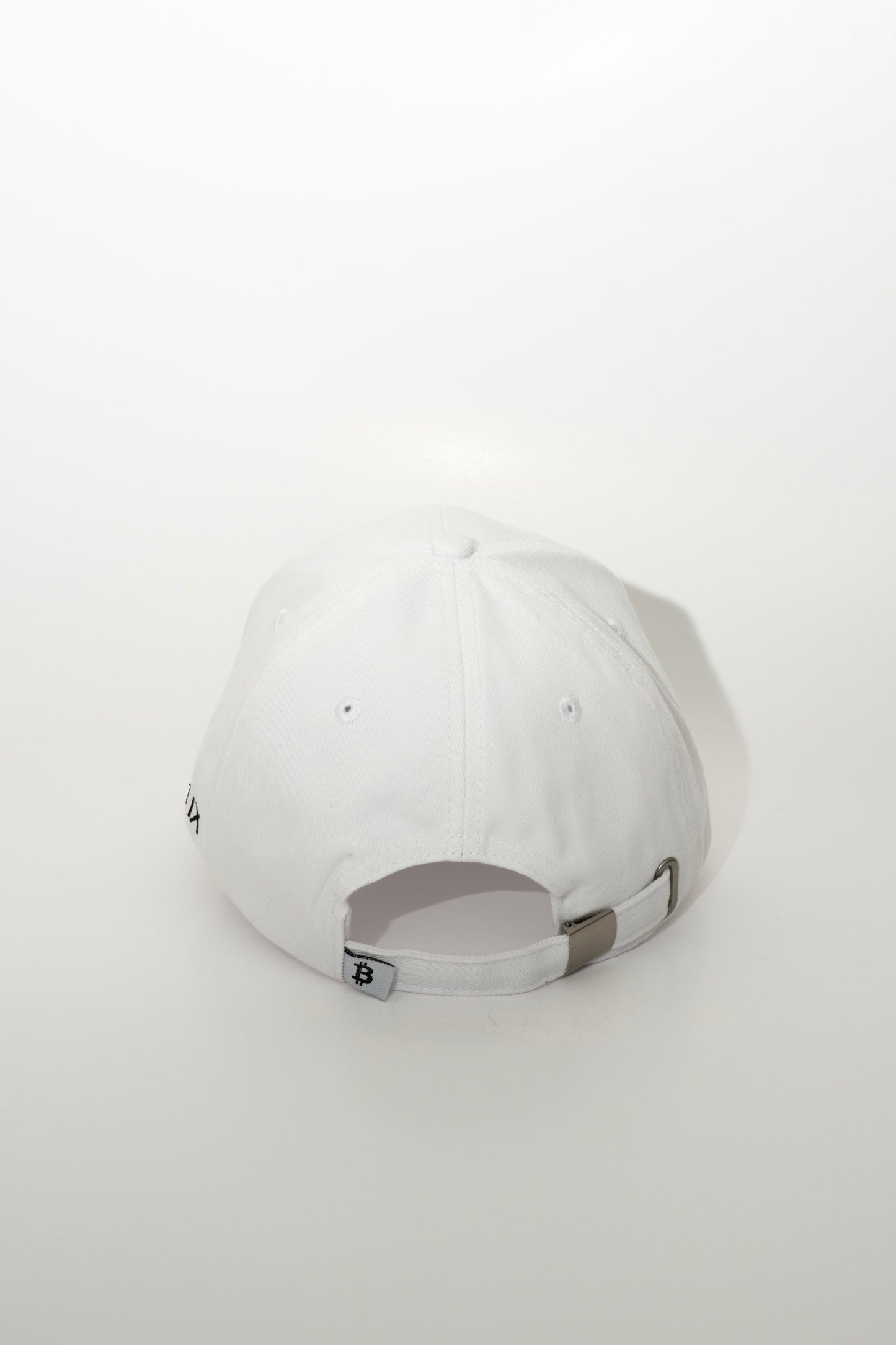 Merch IX White Bitcoin Hat - Strapback