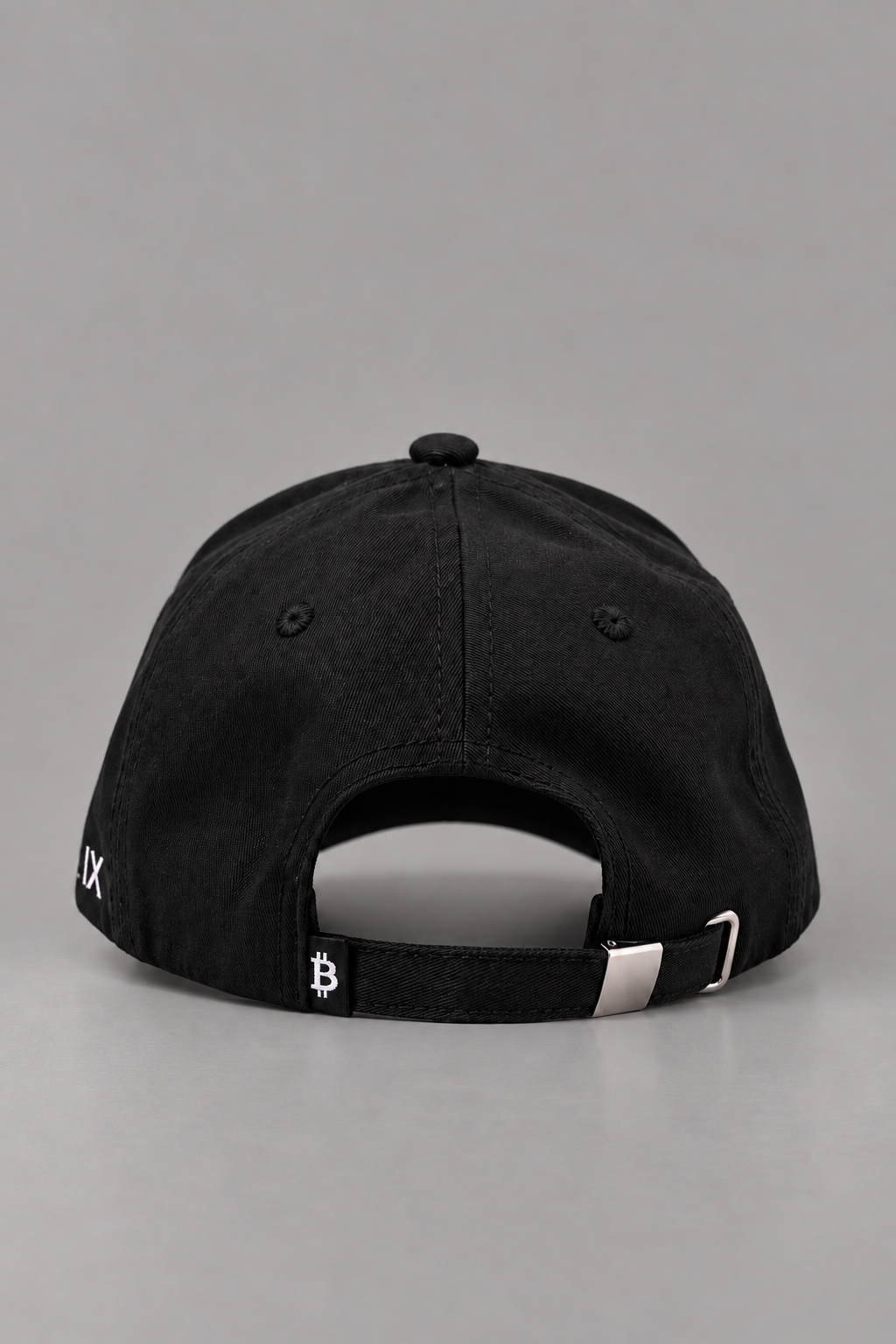 BITCOIN Embroidered Black Hat