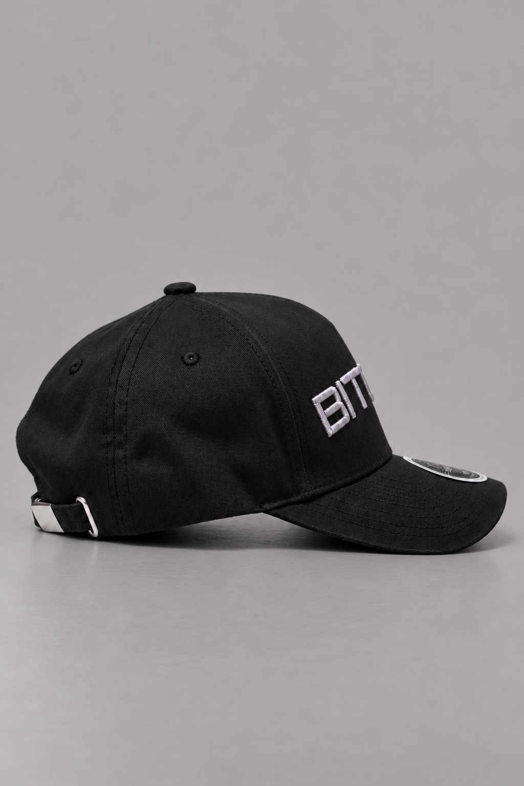BITCOIN Embroidered Black Hat