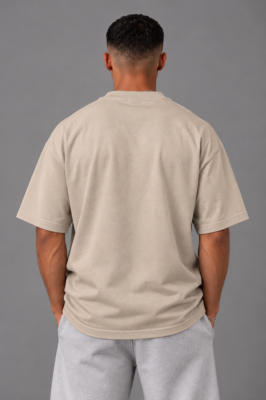 Merch IX Tonal Bitcoin Heavyweight Tee - Stone