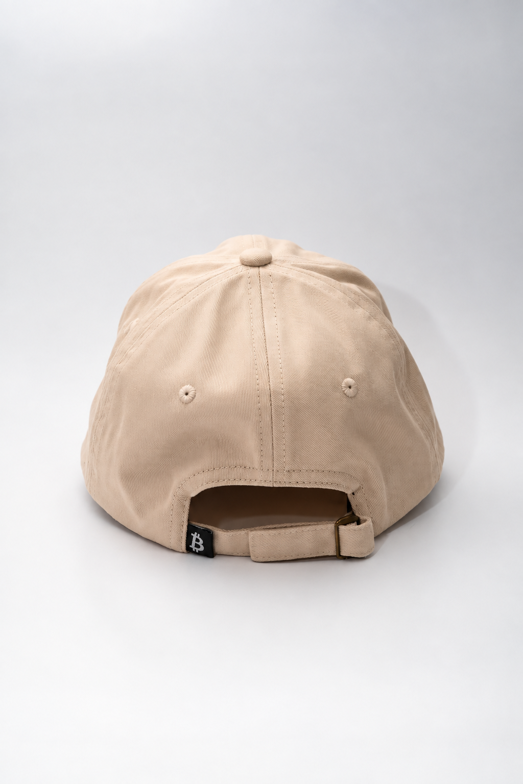 Signature Bitcoin Cap - Beige / Yale Blue (Relaxed-fit)