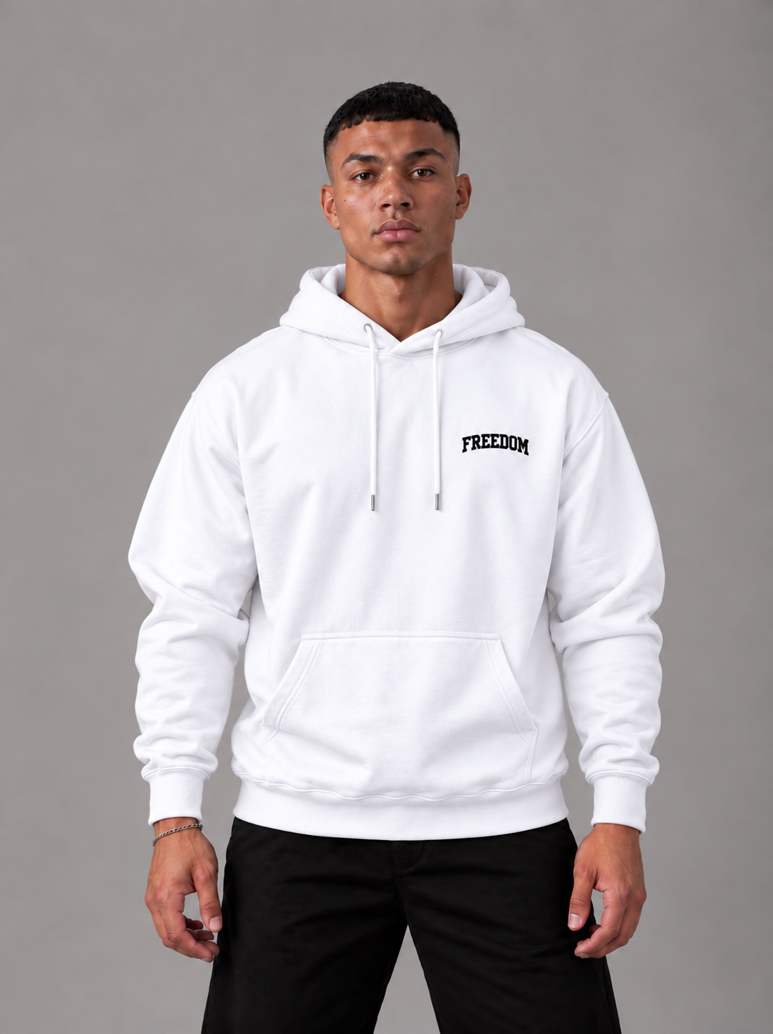 Bitcoin Freedom Shield Hoodie - White | Merch IX