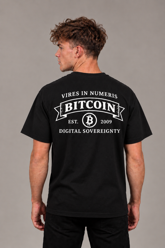 Vires in Numeris Bitcoin T-Shirt – Black
