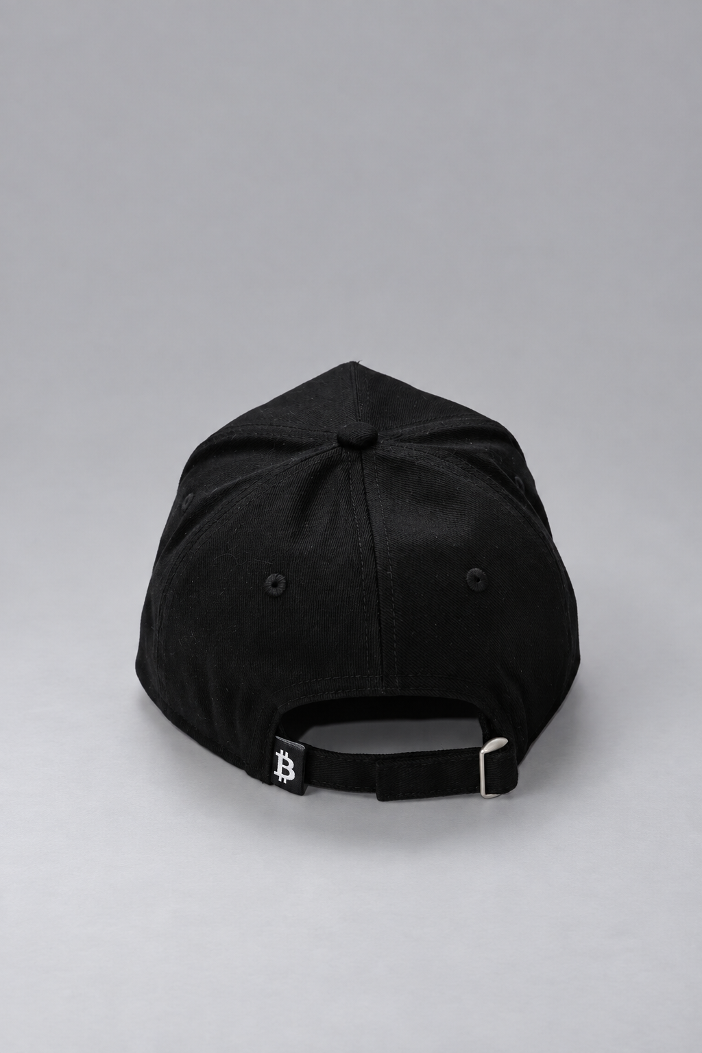 HODL Black High-Crown Strapback Cap