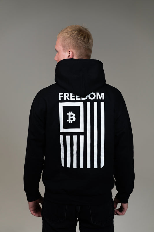 Bitcoin Freedom Hoodie - Black