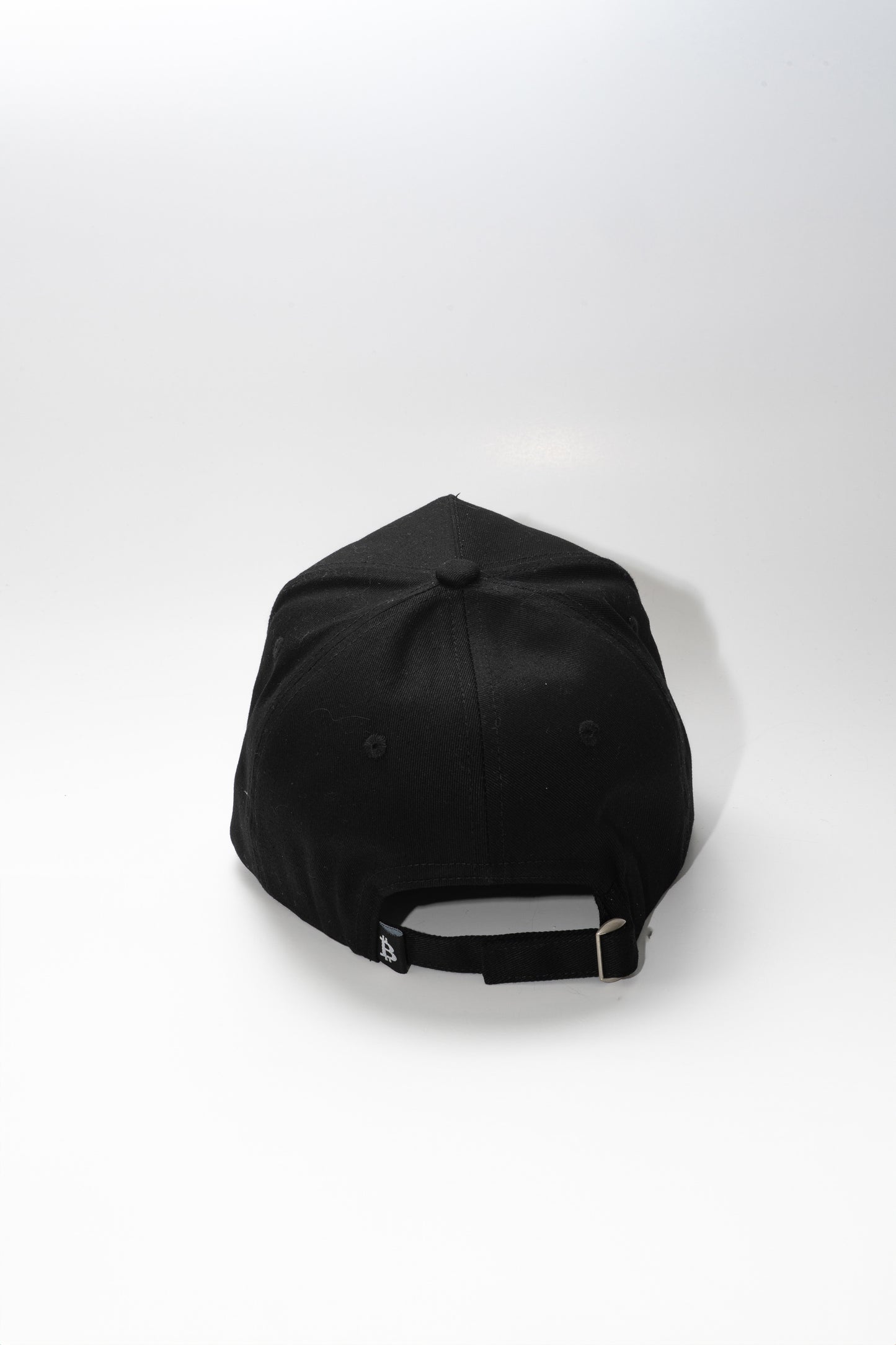 HODL Black High-Crown Strapback Cap
