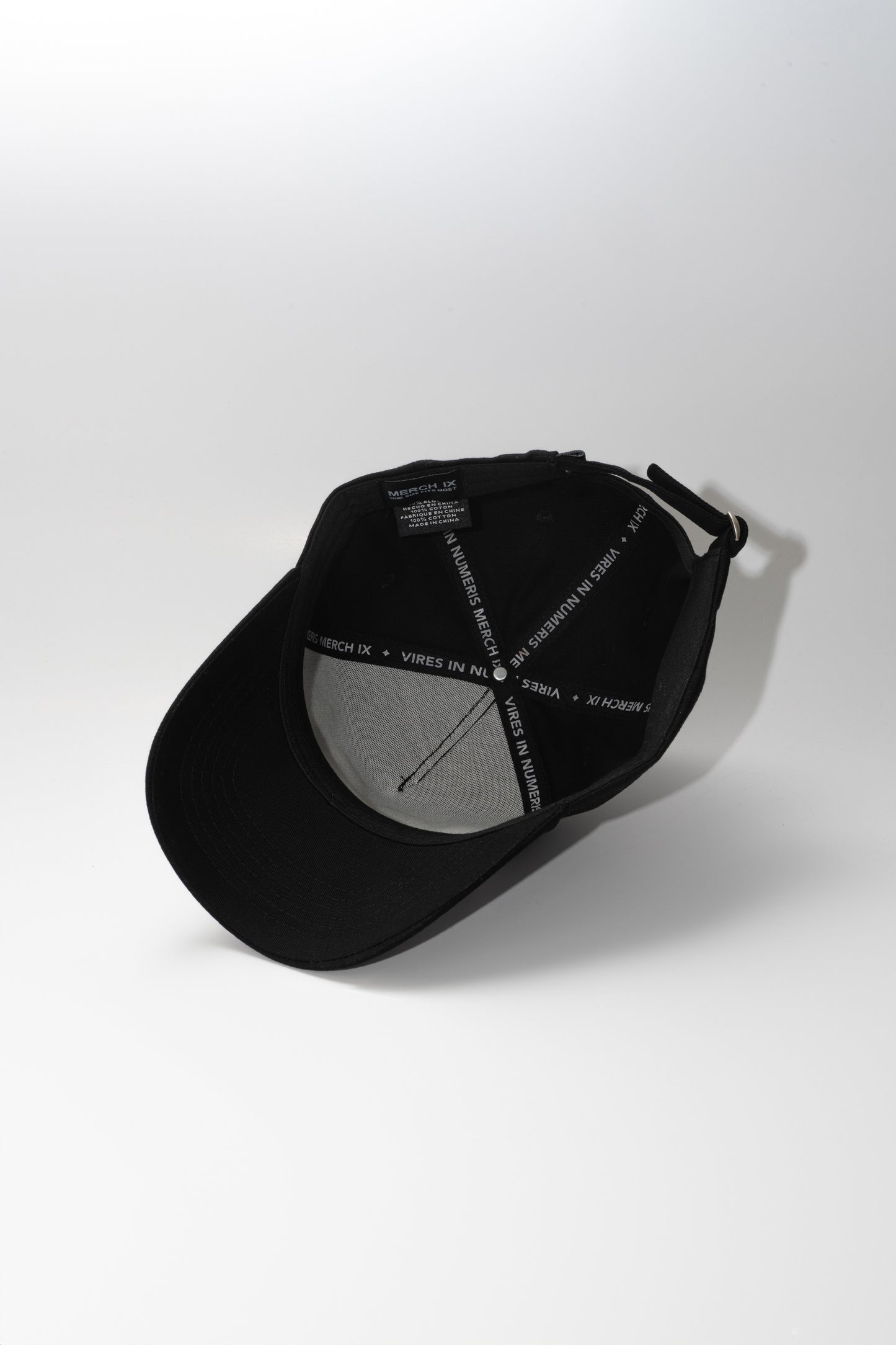 HODL Black High-Crown Strapback Cap