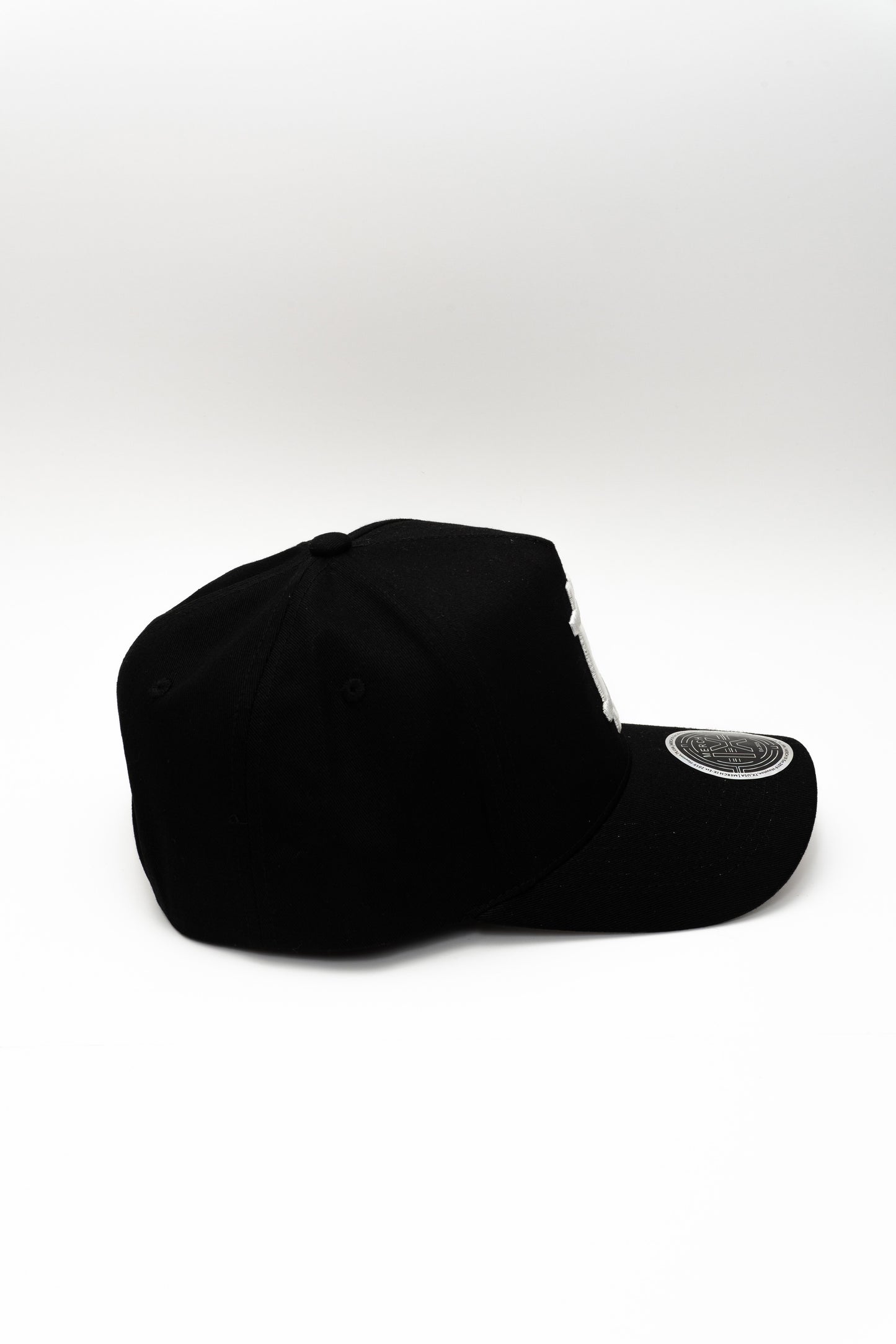 Bitcoin Black High-Crown cap - Contrast Under-Visor