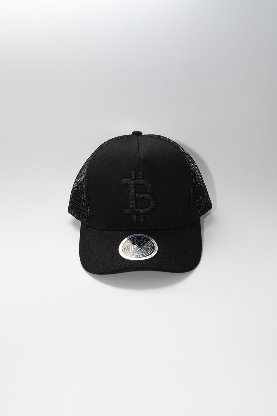 All-Black Bitcoin Trucker Bat (Snapback)