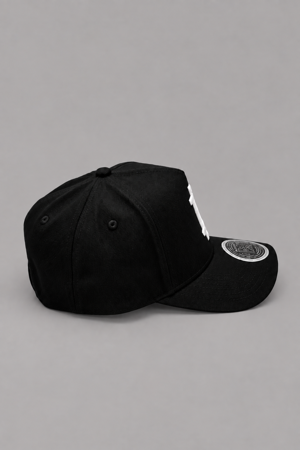 Bitcoin Black High-Crown cap - Contrast Under-Visor