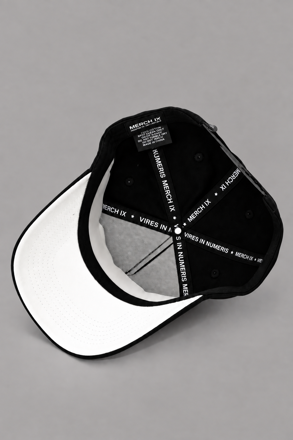 Bitcoin Black High-Crown cap - Contrast Under-Visor