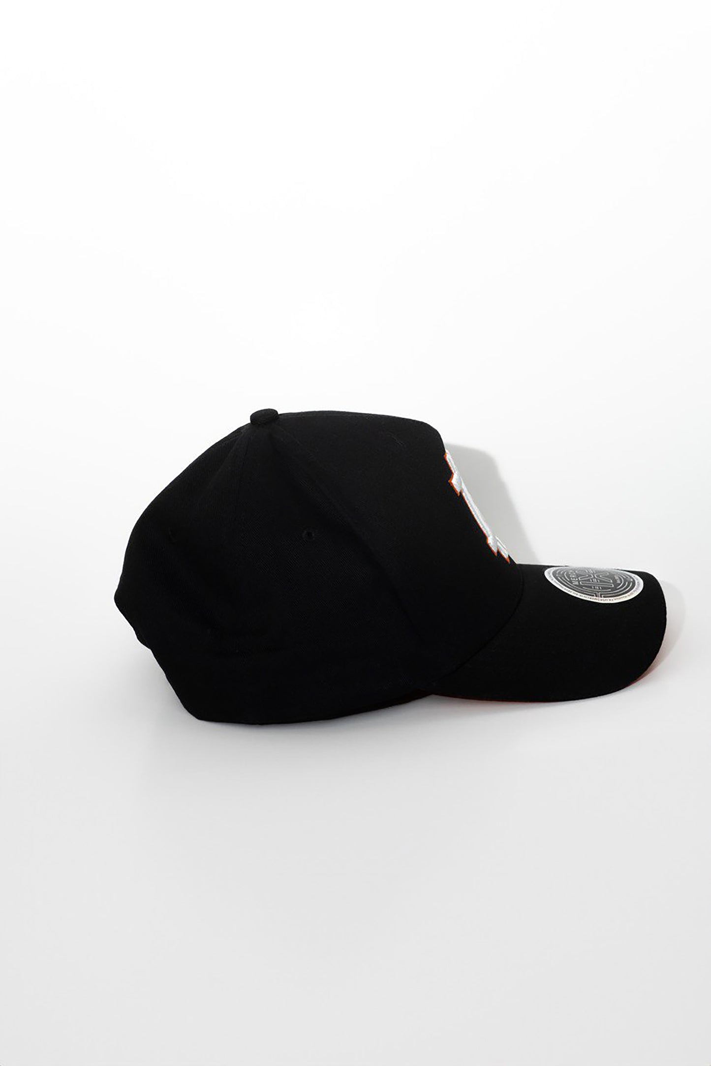 Merch IX Black & Orange Bitcoin Snapback - (High-Crown)