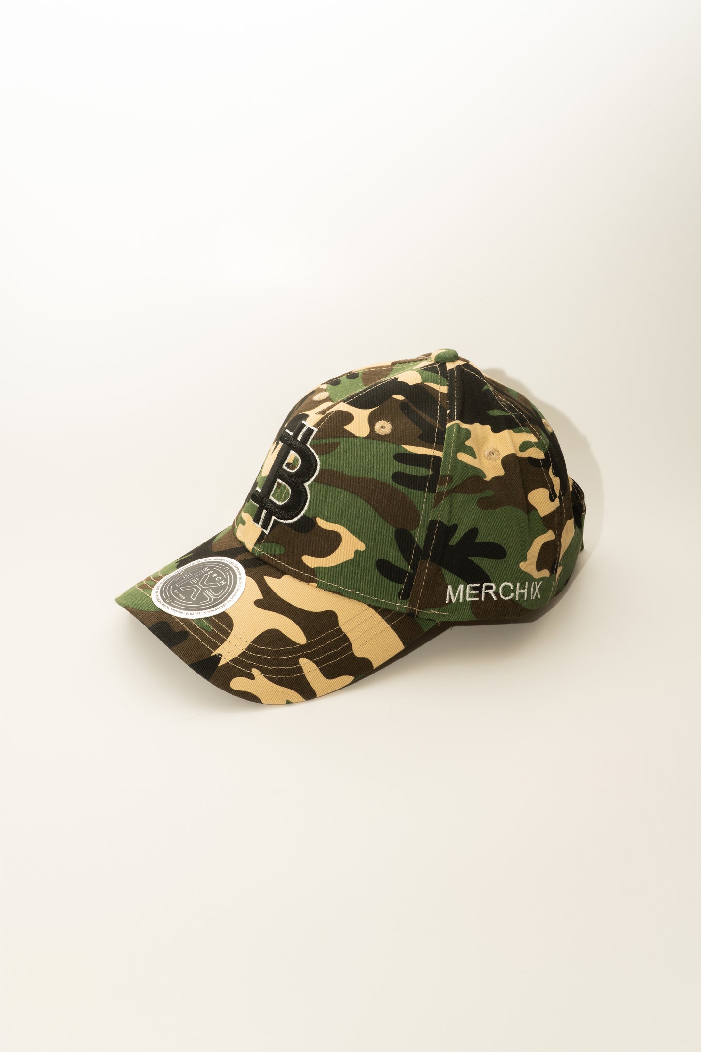 Bitcoin Camouflage Cap - Mid-Profile Strapback