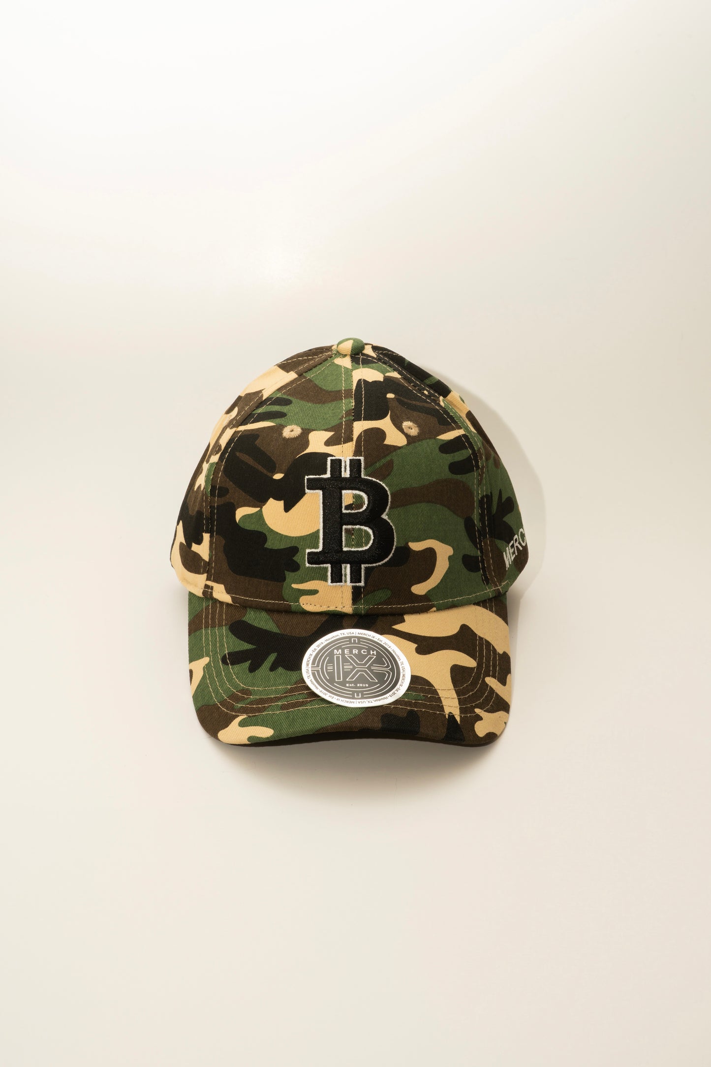 Bitcoin Camouflage Cap - Mid-Profile Strapback