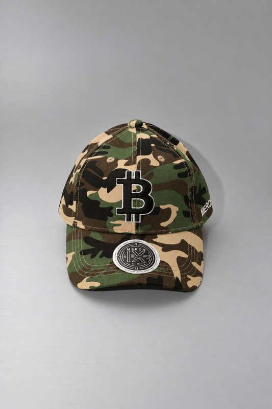 Bitcoin Camouflage Cap - Mid-Profile Strapback