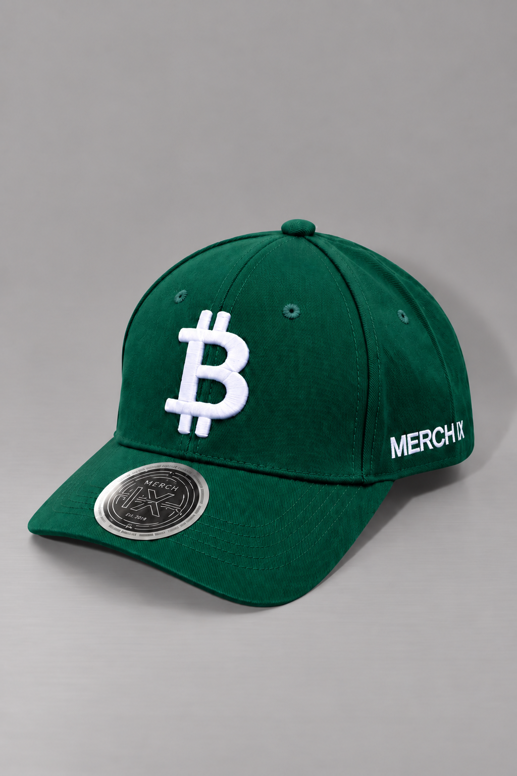 Merch IX Bitcoin Strapback Cap - Evergreen