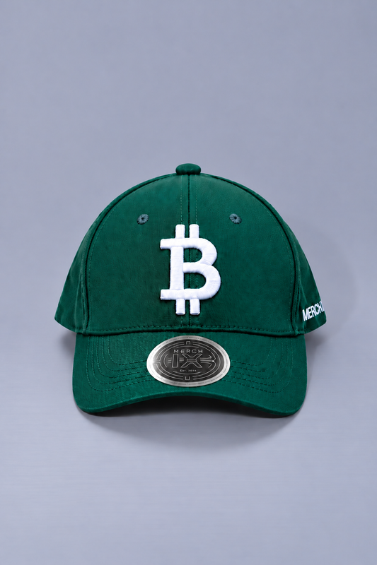 Merch IX Bitcoin Strapback Cap - Evergreen