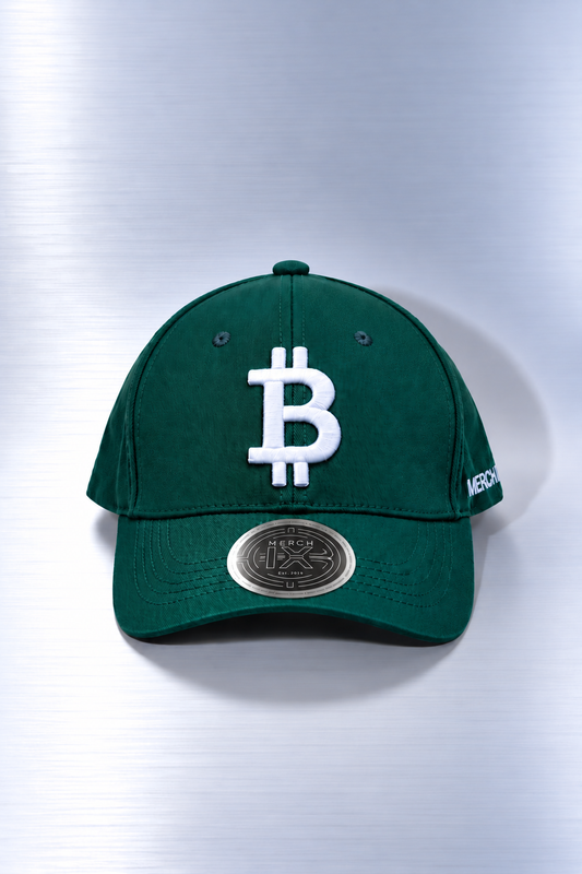 Merch IX Bitcoin Strapback Cap - Evergreen