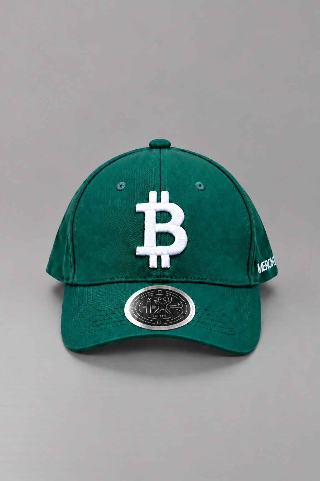 Merch IX Bitcoin Strapback Cap - Evergreen