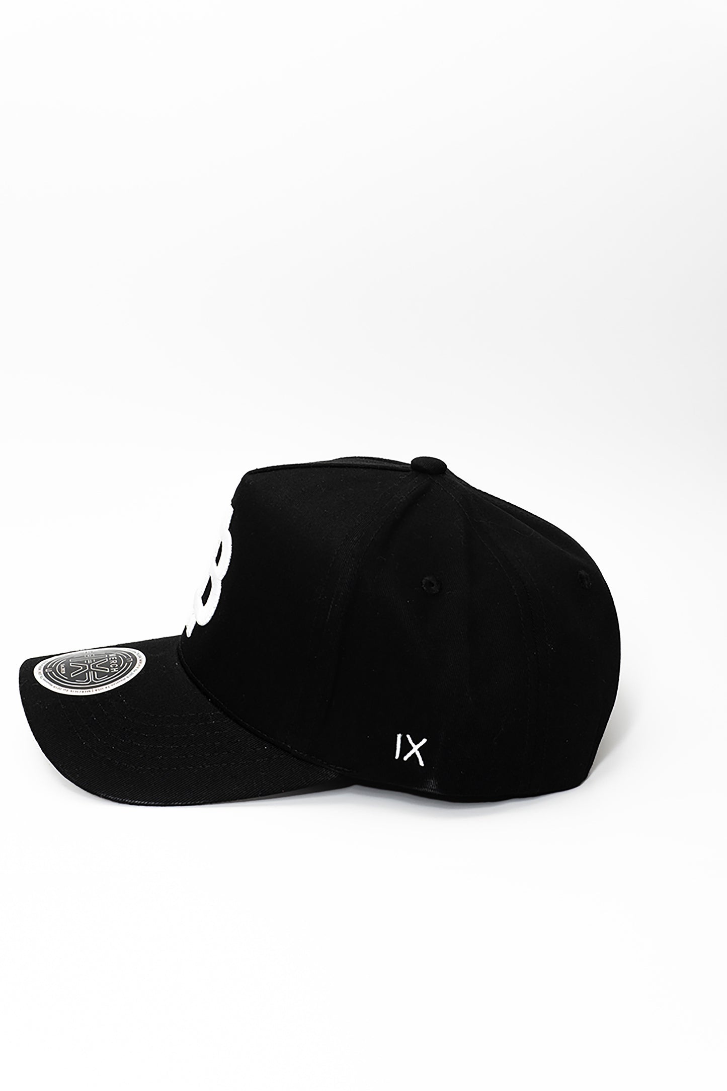 Bitcoin Black High-Crown cap - Contrast Under-Visor