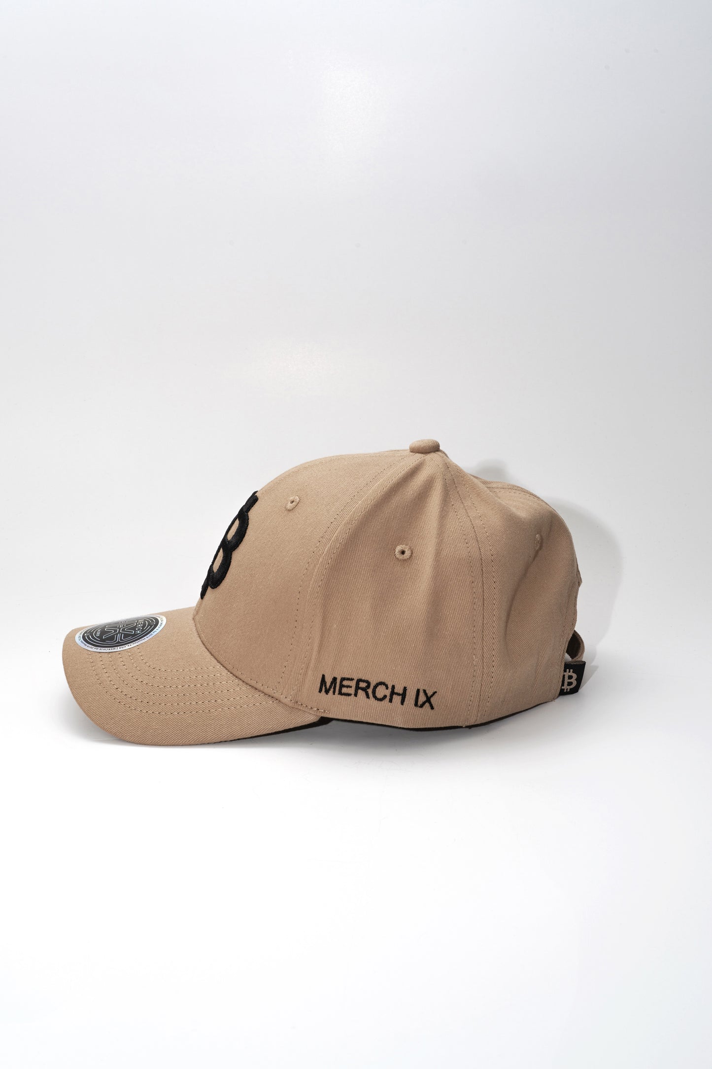 Bitcoin Khaki Structured Cap