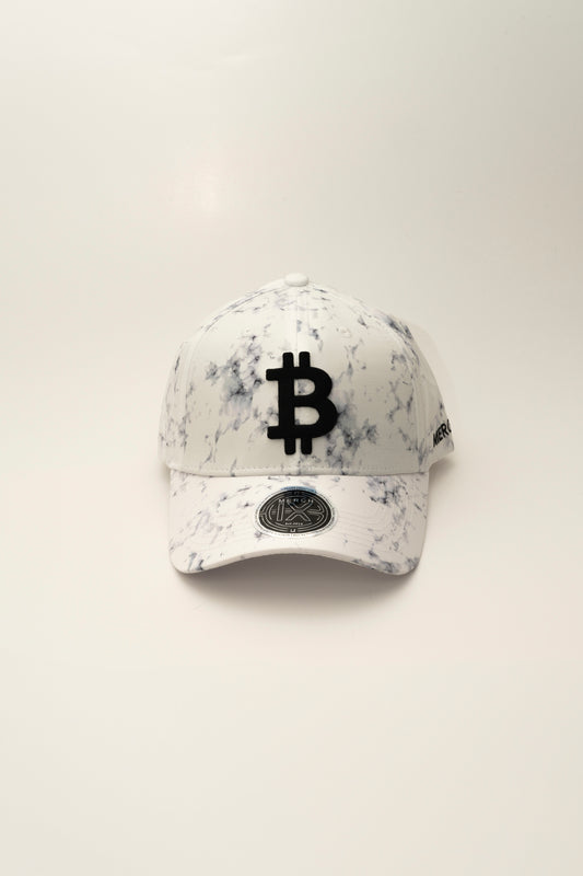 Merch IX Marble Bitcoin Cap - Mid-Profile Fit