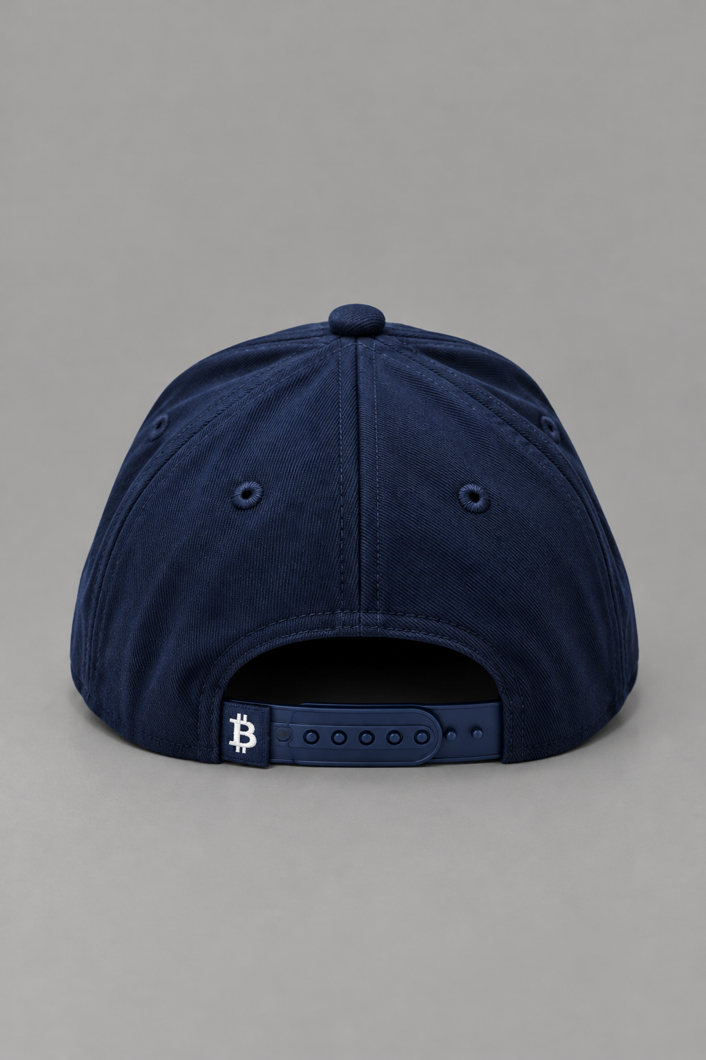 Navy Blue Bitcoin Hat - Snapback