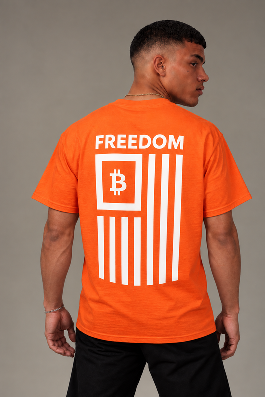 Bitcoin Freedom T-Shirt - Orange