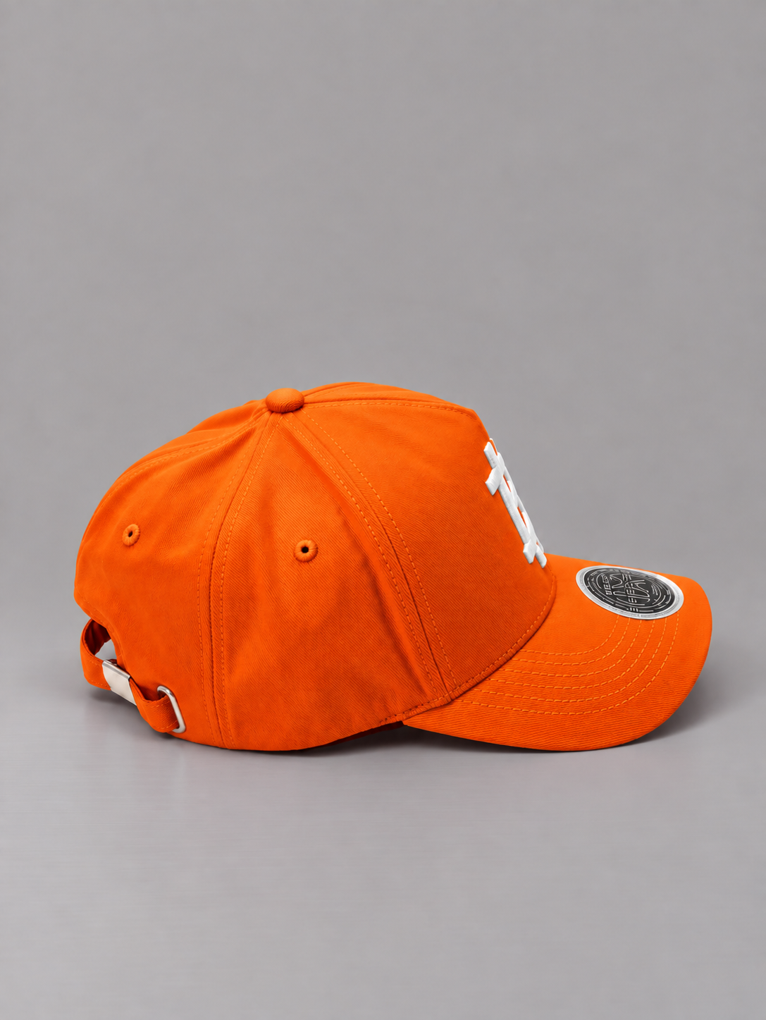 Merch IX High-Crown Bitcoin Strapback - Satoshi Orange