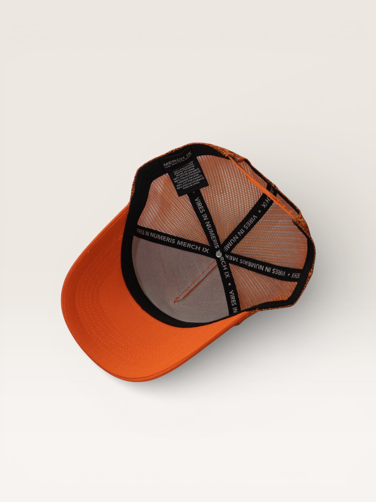 Satoshi Orange Bitcoin Trucker Hat - High-Crown Cap