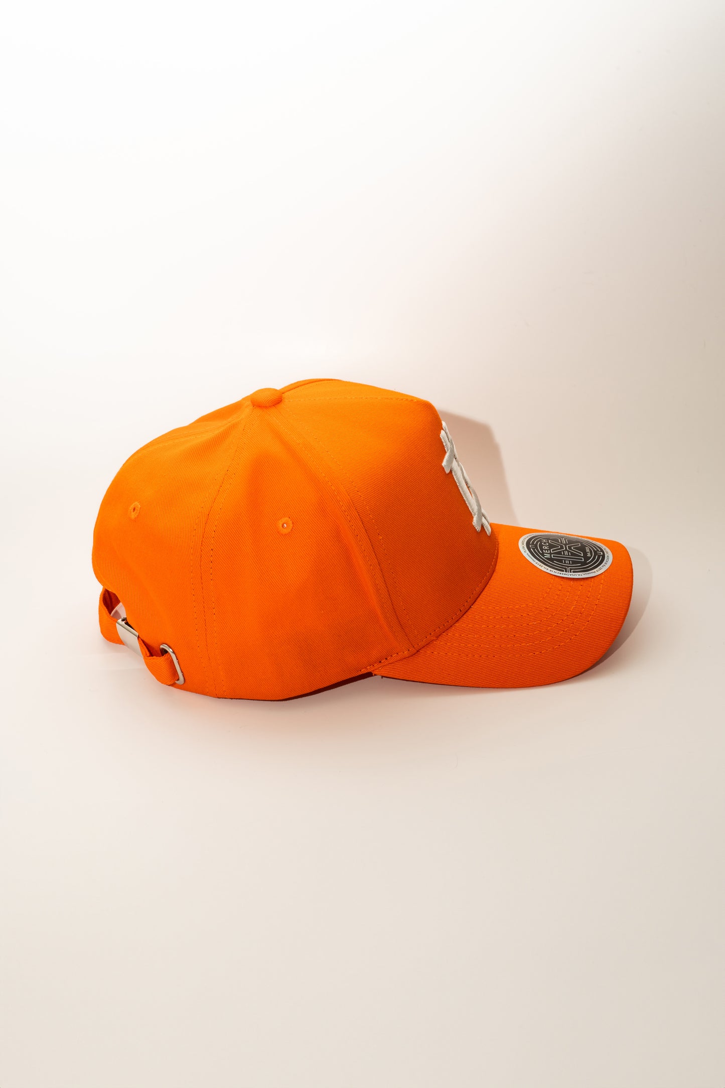 Merch IX High-Crown Bitcoin Strapback - Satoshi Orange