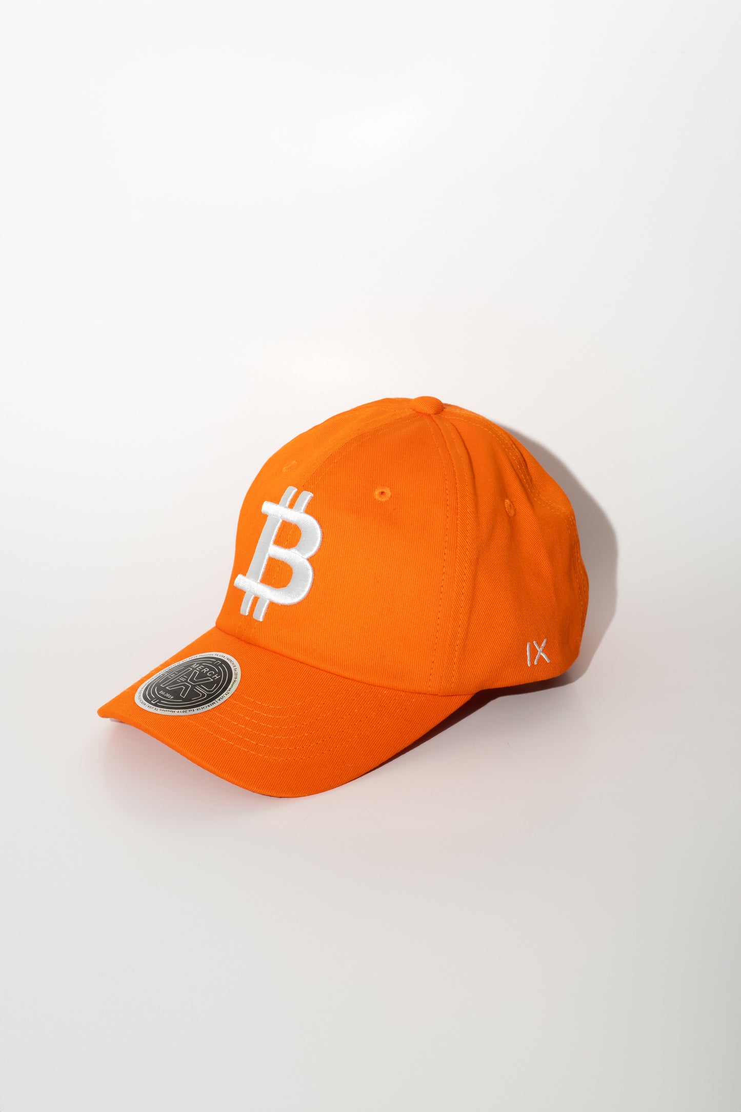 Satoshi Orange Relaxed-Fit Bitcoin Cap
