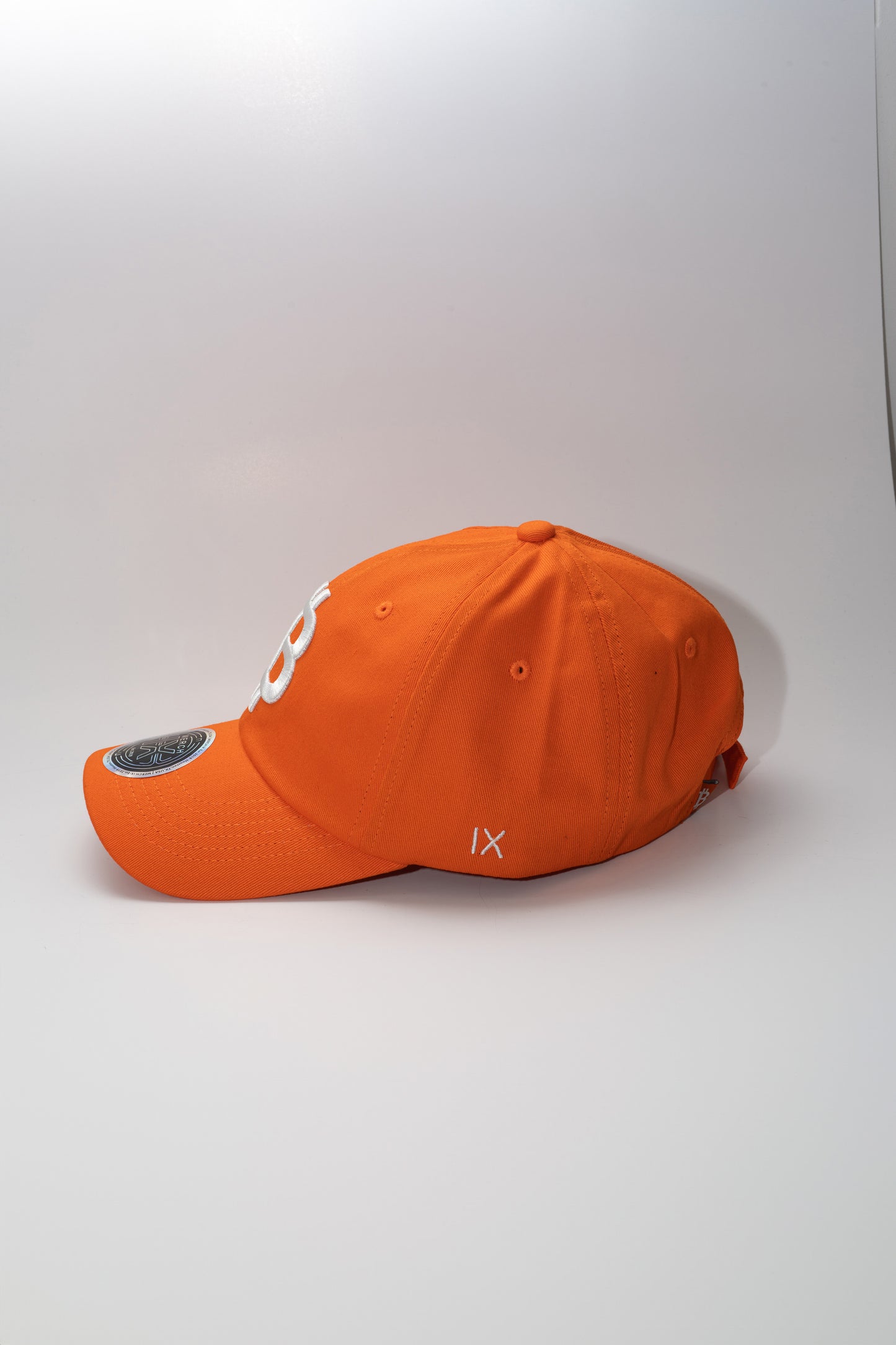 Satoshi Orange Relaxed-Fit Bitcoin Cap
