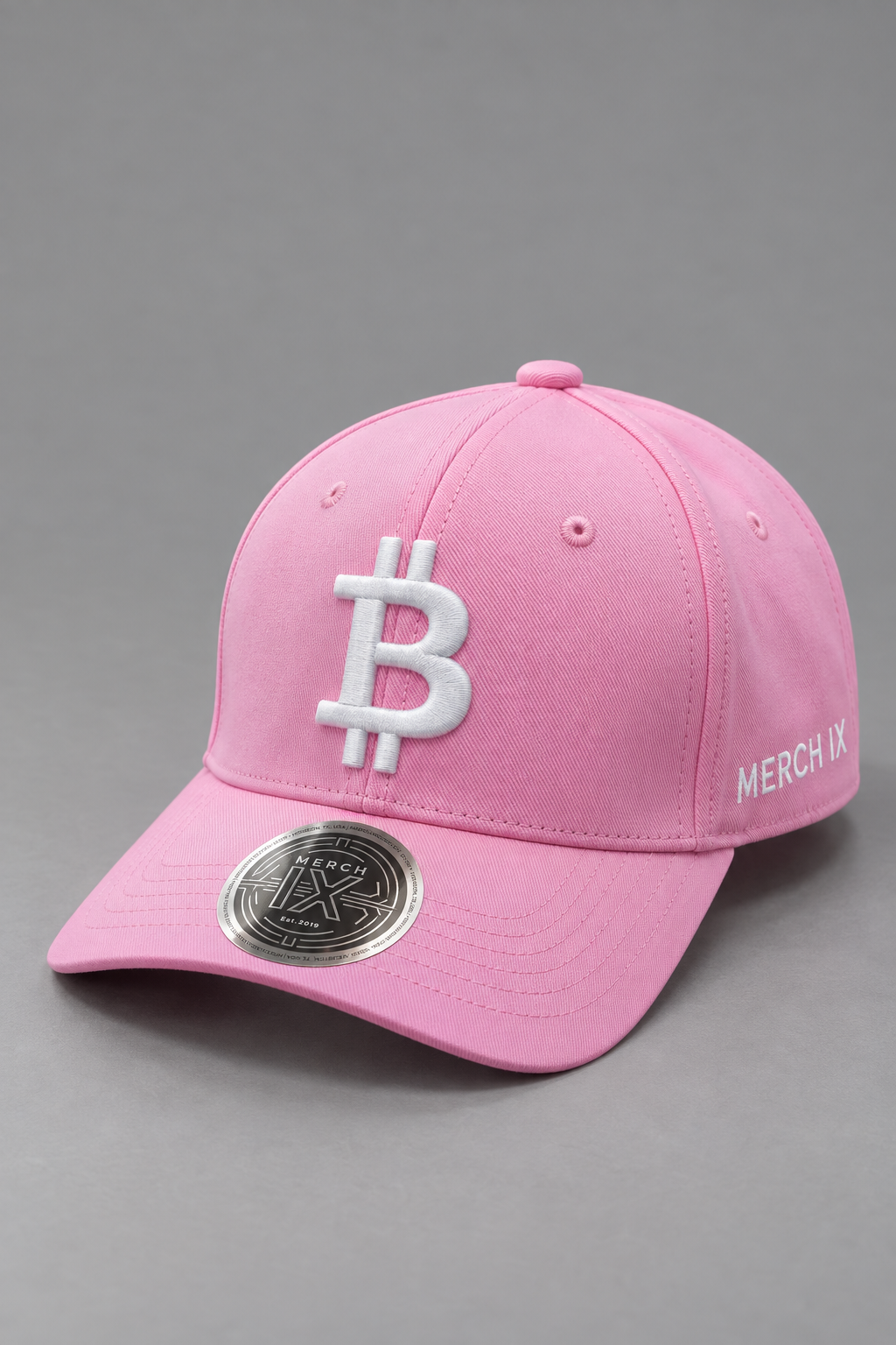 Soft Pink Bitcoin Hat – MERCH IX