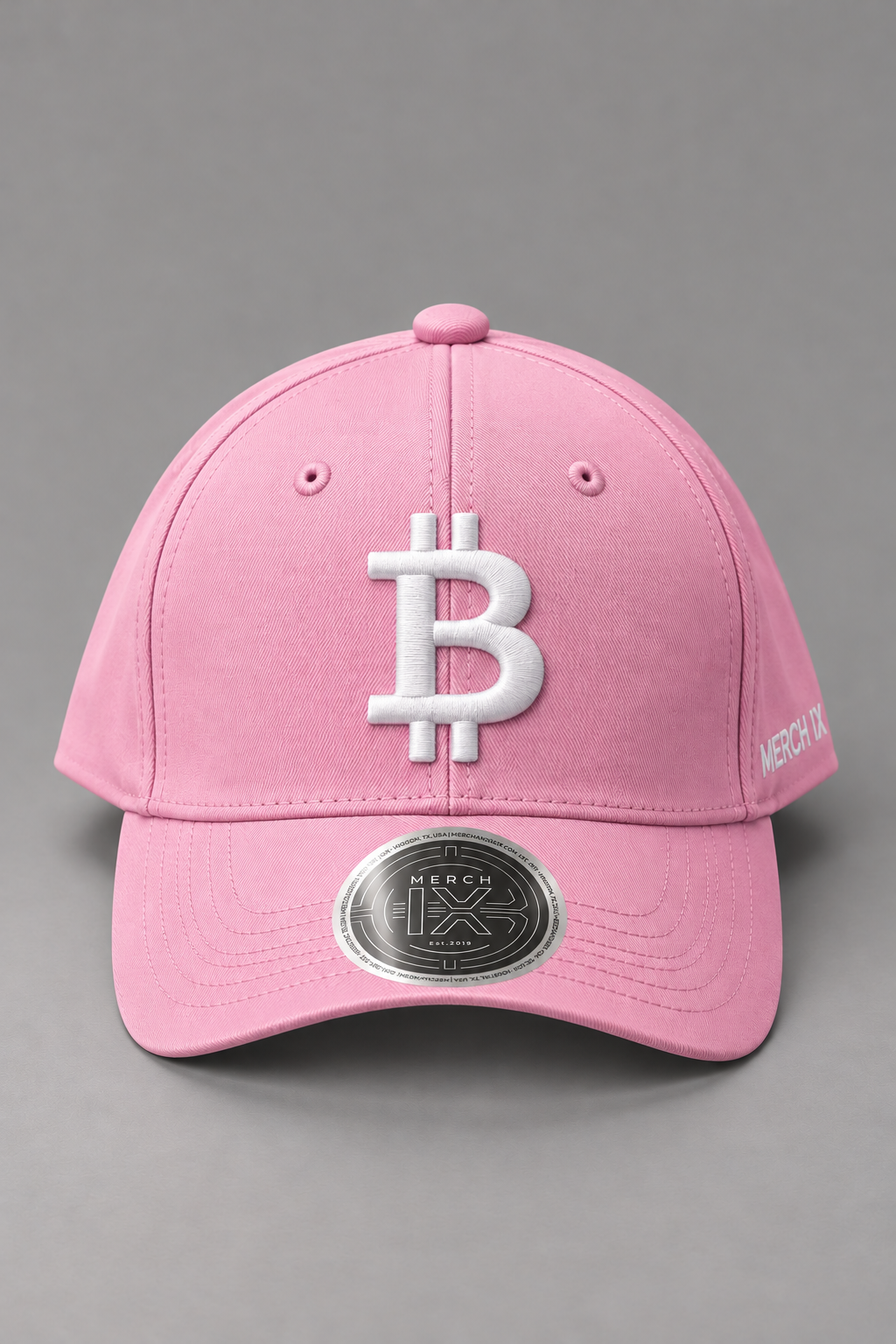 Soft Pink Bitcoin Hat – MERCH IX
