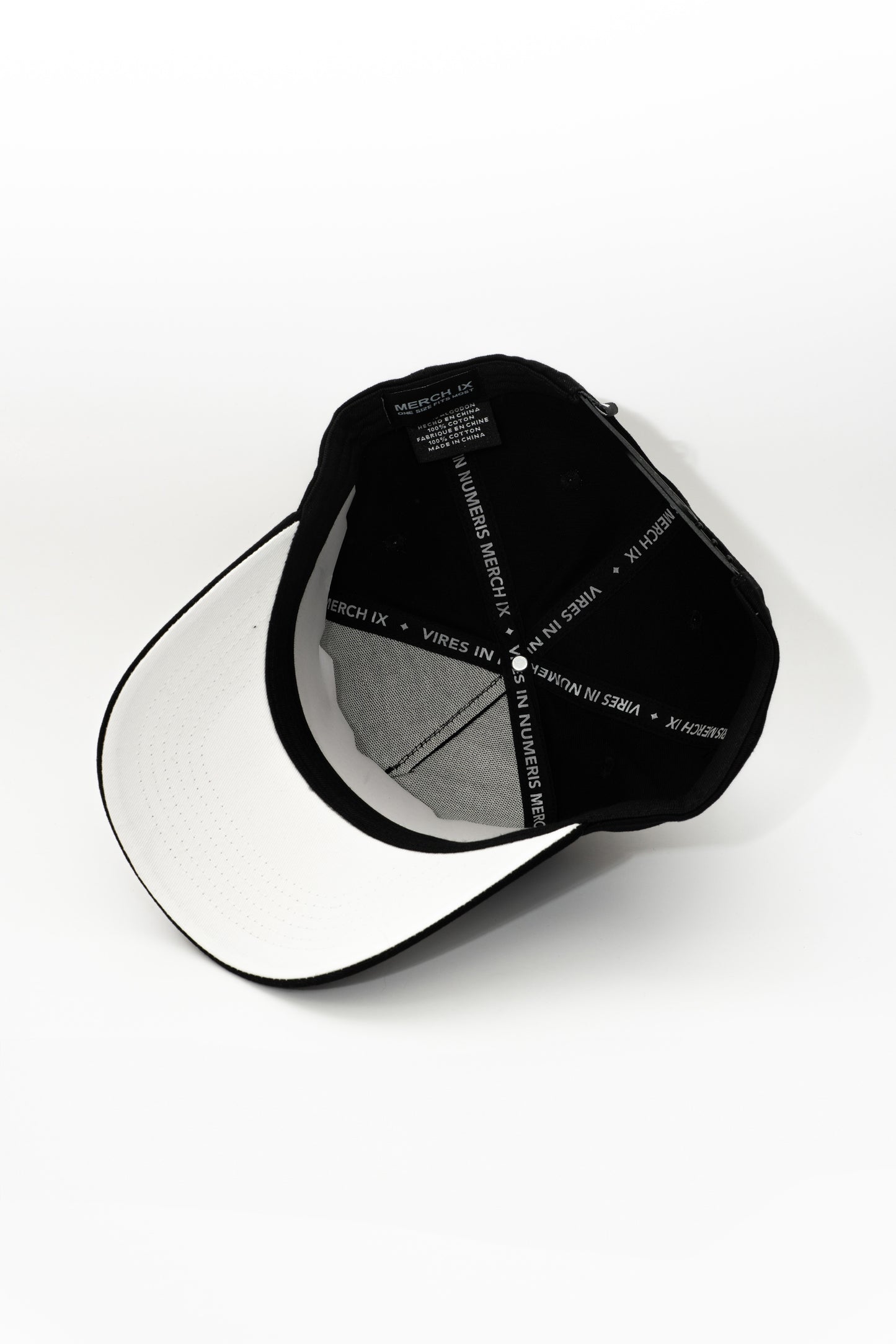 Bitcoin Black High-Crown cap - Contrast Under-Visor