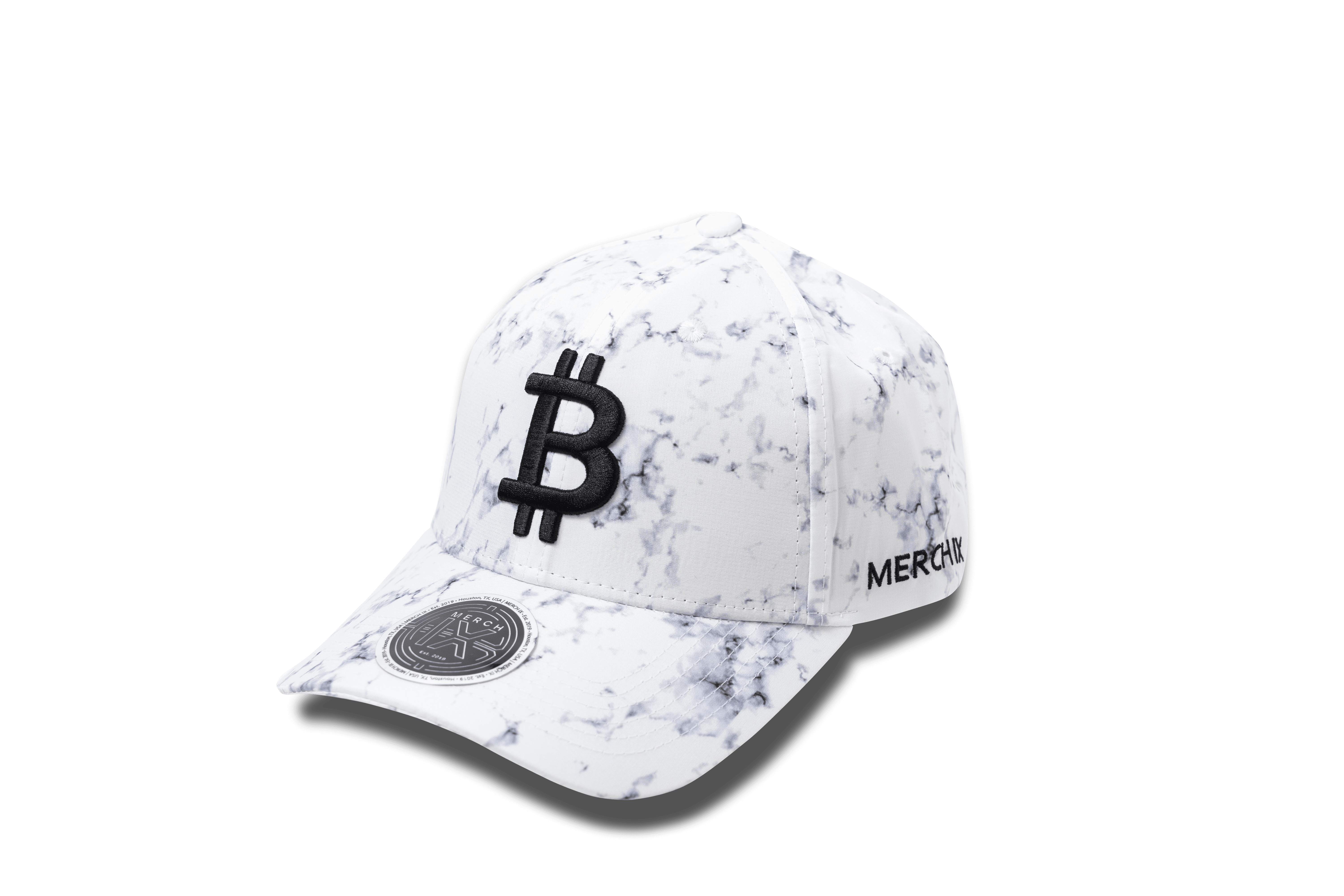 Marble Bitcoin Hat - Designer Crypto Hats