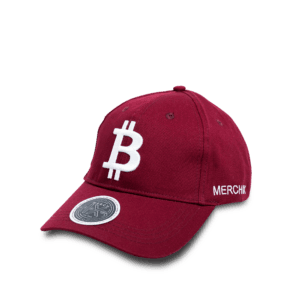 Burgundy Bitcoin Hat