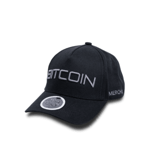 Bitcoin Hat in Black