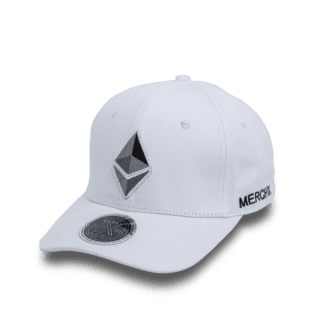 White ETH Hat