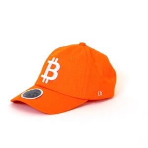 Orange Bitcoin Hat (Relaxed-Fit)